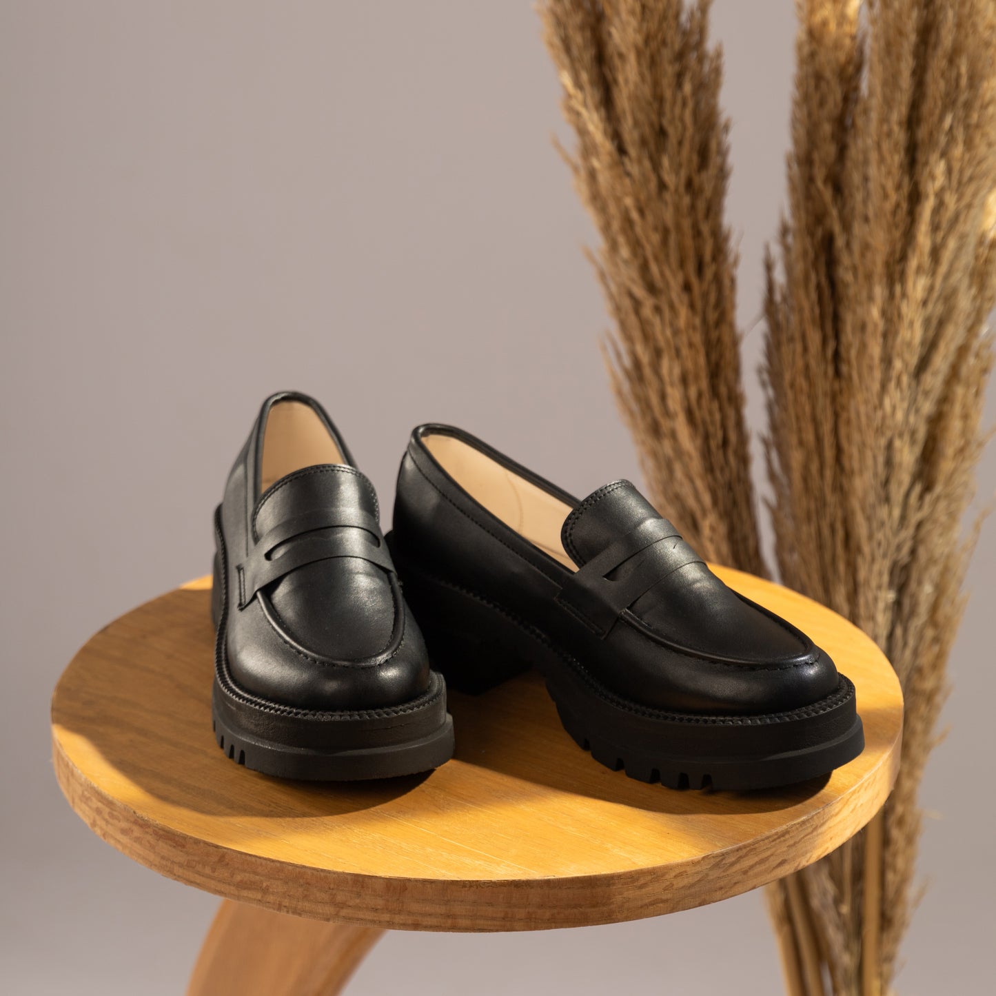 Black Classic Loafers