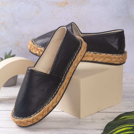 Slip-on Espadrilles - Black